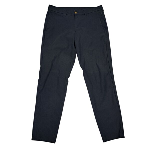 Lululemon Athlethica Golf Men's Commission Pant Classic Warpstreme Siz 32 Black - Picture 1 of 11